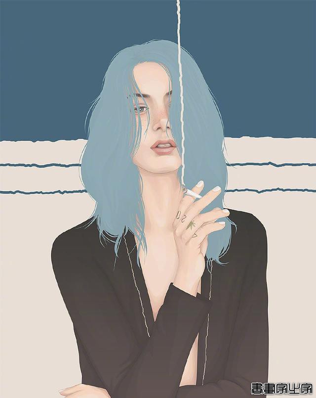 「插画设计」插画师 Yuschav Arly  人物绘画作品-6.jpg