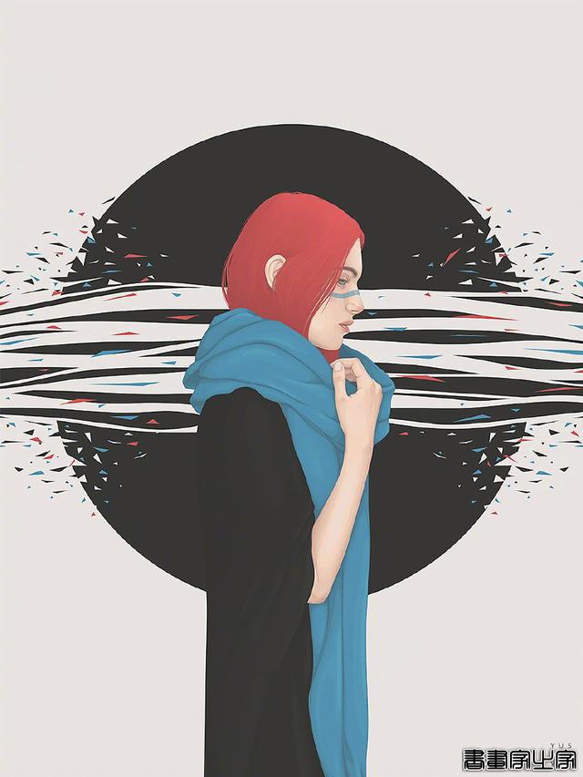 「插画设计」插画师 Yuschav Arly  人物绘画作品-9.jpg