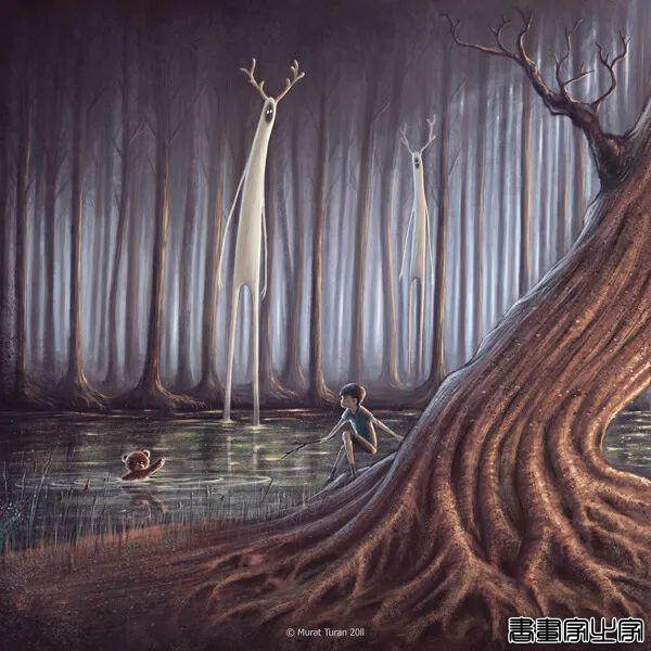 原来我们都孤单- Murat Turan 插画-4.jpg