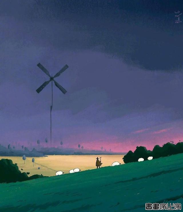 「插画」配色画风超美超治愈的作品-5.jpg