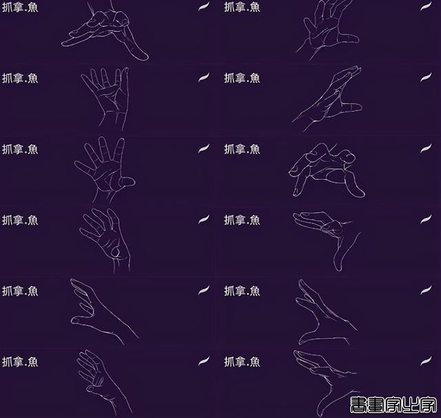 顶级插画素材：500套最新版PS+iPad手部插画线稿笔刷-4.jpg