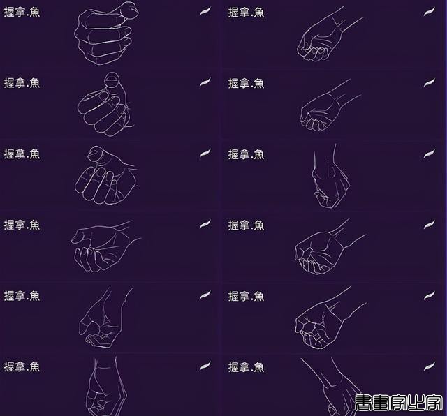 顶级插画素材：500套最新版PS+iPad手部插画线稿笔刷-5.jpg