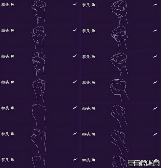 顶级插画素材：500套最新版PS+iPad手部插画线稿笔刷-8.jpg