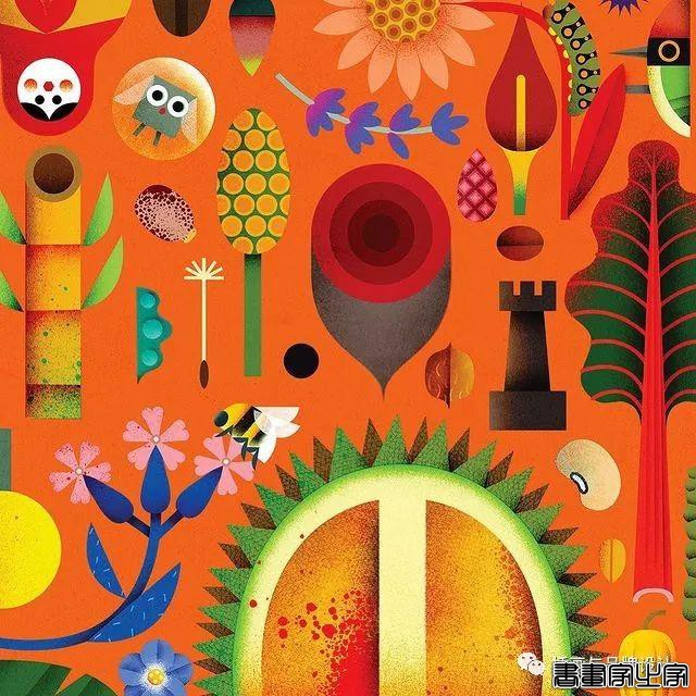 插画丨带你领略丝丝入扣的视觉之旅，多彩的形状简单有趣的造型-10.jpg