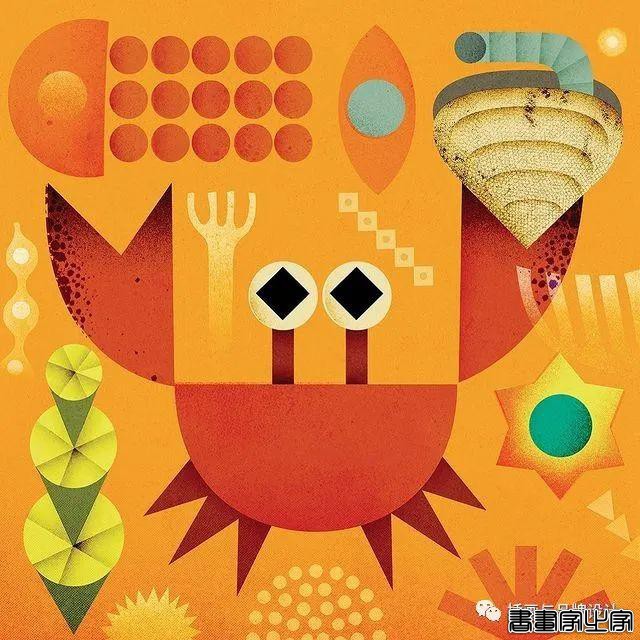 插画丨带你领略丝丝入扣的视觉之旅，多彩的形状简单有趣的造型-13.jpg