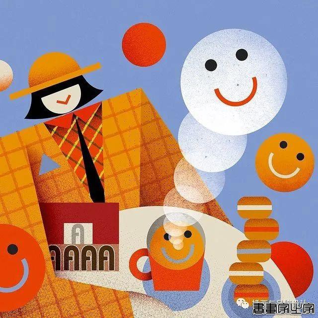 插画丨带你领略丝丝入扣的视觉之旅，多彩的形状简单有趣的造型-18.jpg