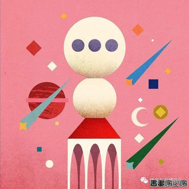 插画丨带你领略丝丝入扣的视觉之旅，多彩的形状简单有趣的造型-28.jpg