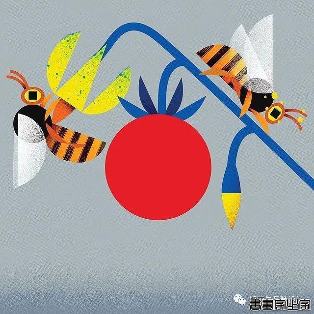 插画丨带你领略丝丝入扣的视觉之旅，多彩的形状简单有趣的造型-46.jpg