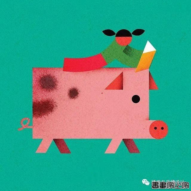 插画丨带你领略丝丝入扣的视觉之旅，多彩的形状简单有趣的造型-49.jpg