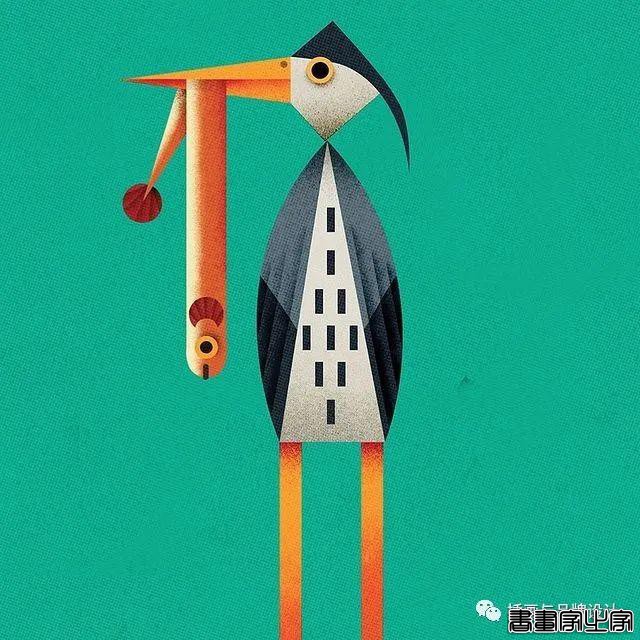 插画丨带你领略丝丝入扣的视觉之旅，多彩的形状简单有趣的造型-51.jpg