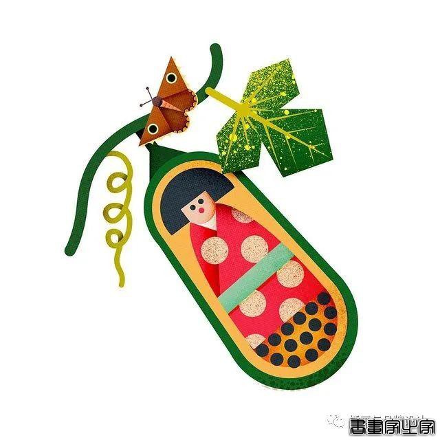 插画丨带你领略丝丝入扣的视觉之旅，多彩的形状简单有趣的造型-54.jpg
