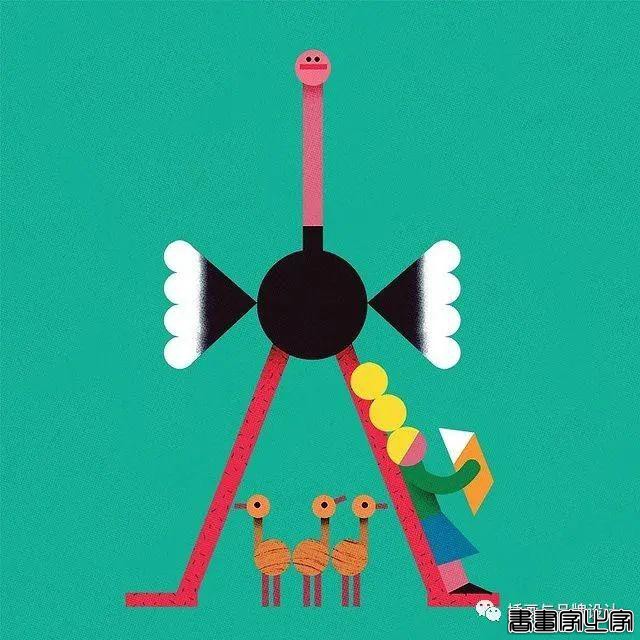 插画丨带你领略丝丝入扣的视觉之旅，多彩的形状简单有趣的造型-59.jpg