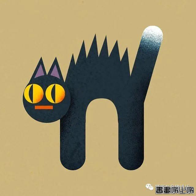 插画丨带你领略丝丝入扣的视觉之旅，多彩的形状简单有趣的造型-62.jpg