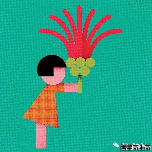 插画丨带你领略丝丝入扣的视觉之旅，多彩的形状简单有趣的造型-61.jpg
