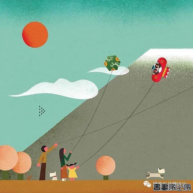 插画丨带你领略丝丝入扣的视觉之旅，多彩的形状简单有趣的造型-68.jpg