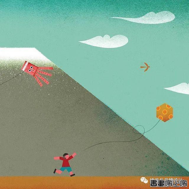 插画丨带你领略丝丝入扣的视觉之旅，多彩的形状简单有趣的造型-69.jpg