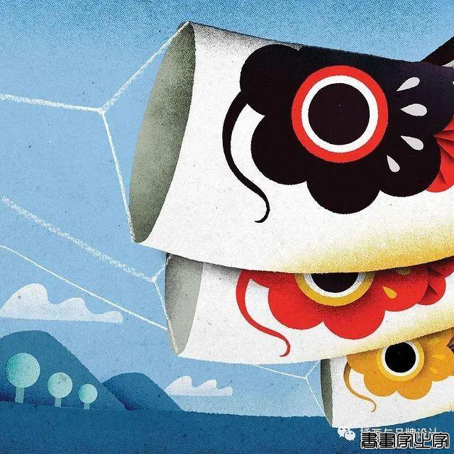 插画丨带你领略丝丝入扣的视觉之旅，多彩的形状简单有趣的造型-70.jpg