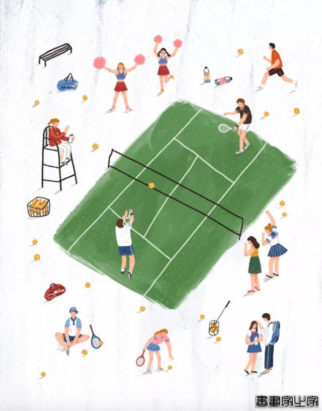 今天来分享石鱼丁清新治愈系插画作品-5.jpg