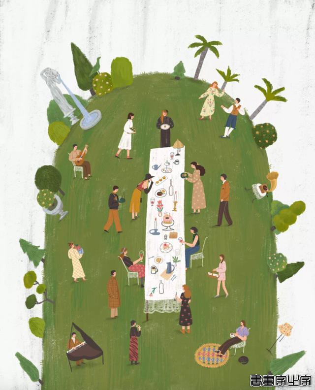 今天来分享石鱼丁清新治愈系插画作品-10.jpg