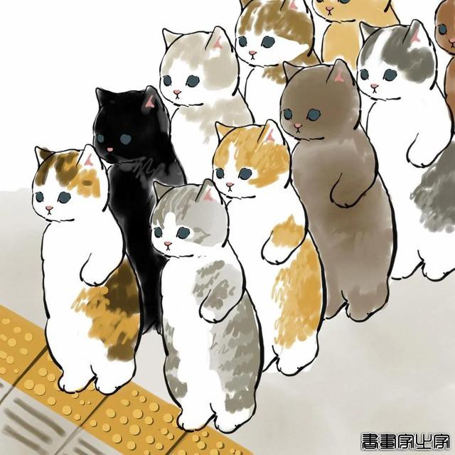 日本插画师靠一组“虐心”的猫咪插画，走红网络，网友：太真实了-11.jpg