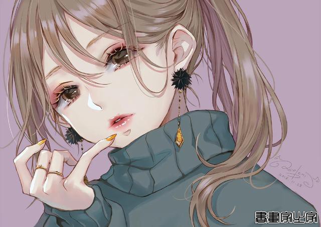 甜美系列的少女插画画师：by.ao_beni ? ??\作品-4.jpg