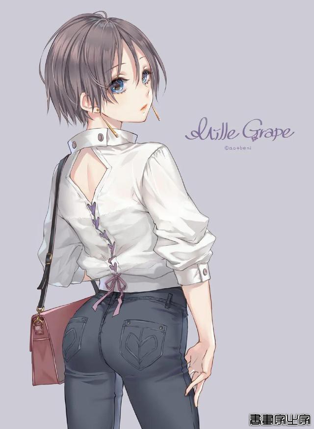 甜美系列的少女插画画师：by.ao_beni ? ??\作品-5.jpg