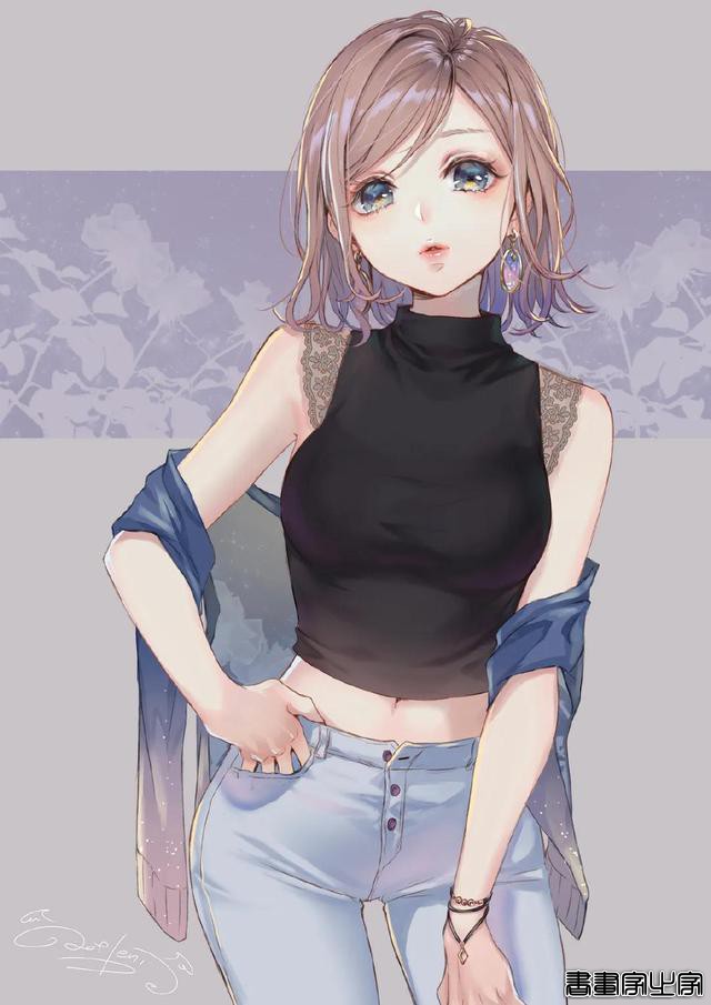 甜美系列的少女插画画师：by.ao_beni ? ??\作品-8.jpg
