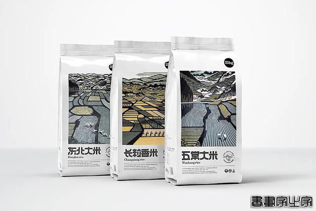 插画风的大米包装设计，怎样突出地方特色？-8.jpg