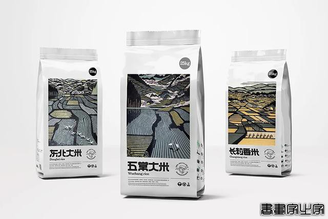 插画风的大米包装设计，怎样突出地方特色？-7.jpg