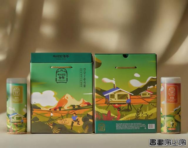 插画风的大米包装设计，怎样突出地方特色？-36.jpg