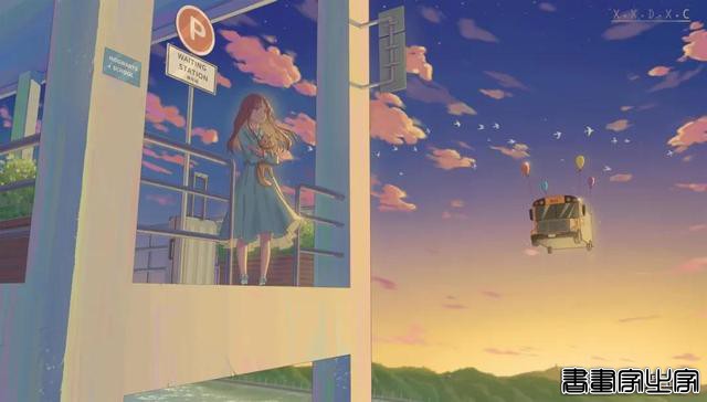 @唏嘘的星辰/温柔有想法，向阳朝海的少女插画｜王国作者推荐-13.jpg