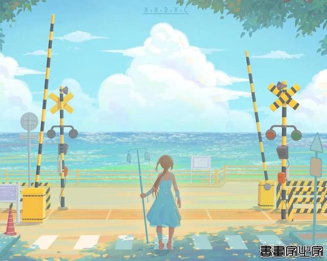 @唏嘘的星辰/温柔有想法，向阳朝海的少女插画｜王国作者推荐-11.jpg
