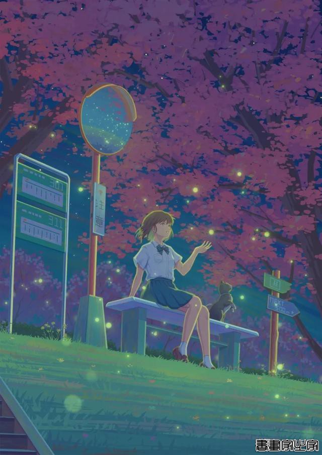 @唏嘘的星辰/温柔有想法，向阳朝海的少女插画｜王国作者推荐-18.jpg