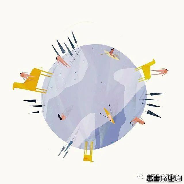 插画丨超有趣的肌理插画，优美轻盈的线条干净又不失精彩-14.jpg