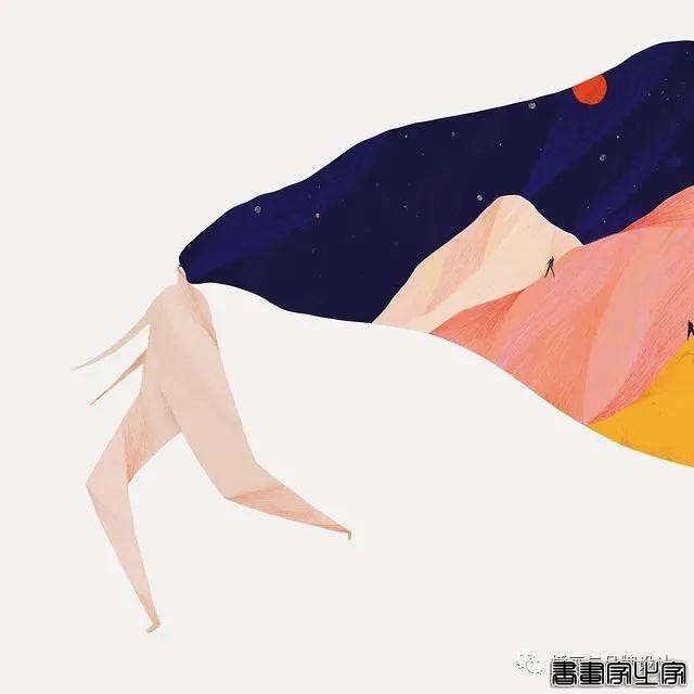插画丨超有趣的肌理插画，优美轻盈的线条干净又不失精彩-15.jpg