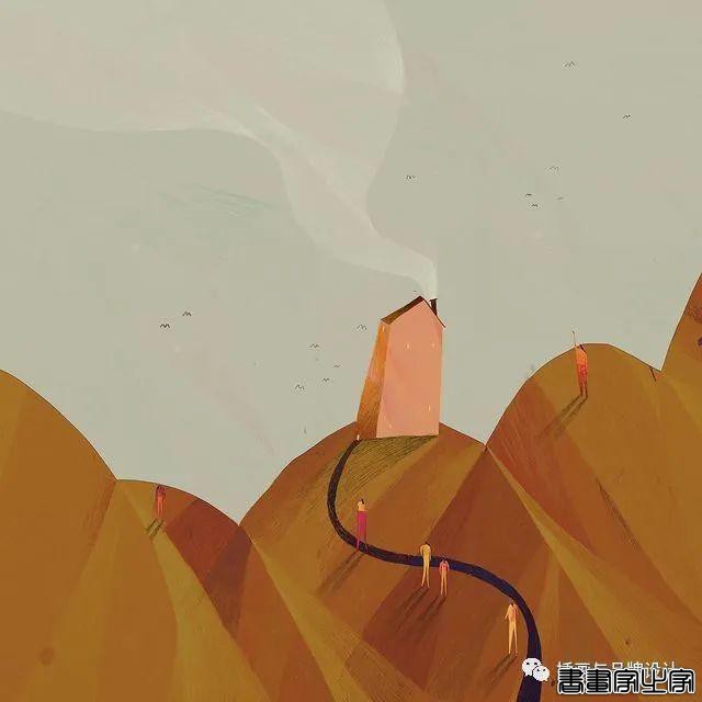插画丨超有趣的肌理插画，优美轻盈的线条干净又不失精彩-21.jpg