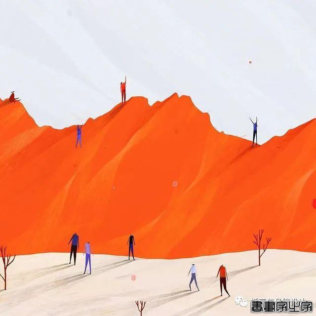 插画丨超有趣的肌理插画，优美轻盈的线条干净又不失精彩-27.jpg
