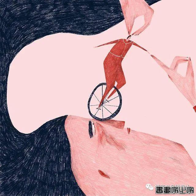 插画丨超有趣的肌理插画，优美轻盈的线条干净又不失精彩-32.jpg
