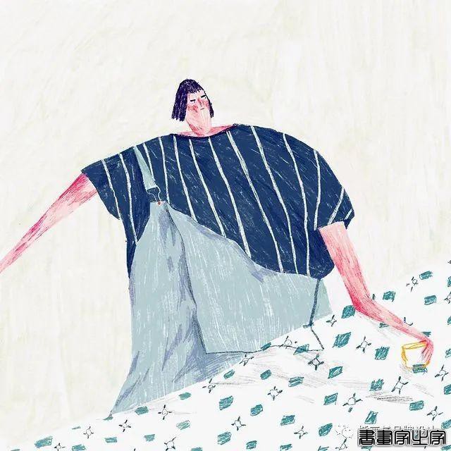 插画丨超有趣的肌理插画，优美轻盈的线条干净又不失精彩-33.jpg