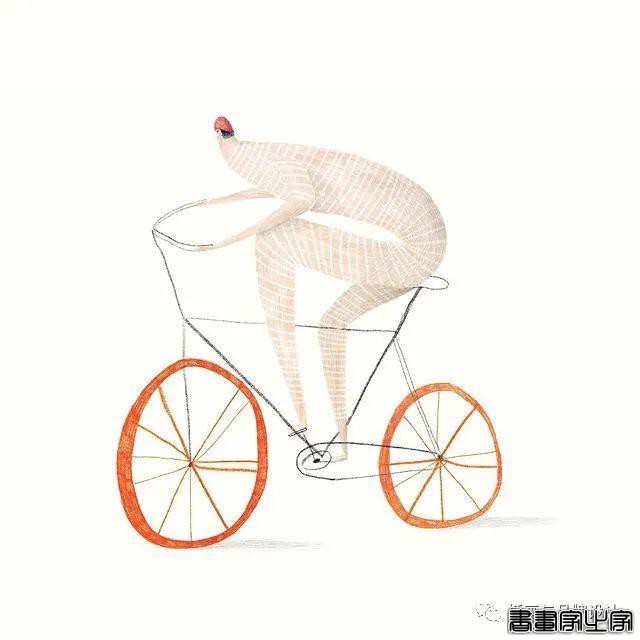 插画丨超有趣的肌理插画，优美轻盈的线条干净又不失精彩-40.jpg