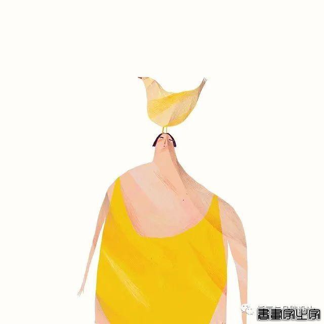 插画丨超有趣的肌理插画，优美轻盈的线条干净又不失精彩-44.jpg