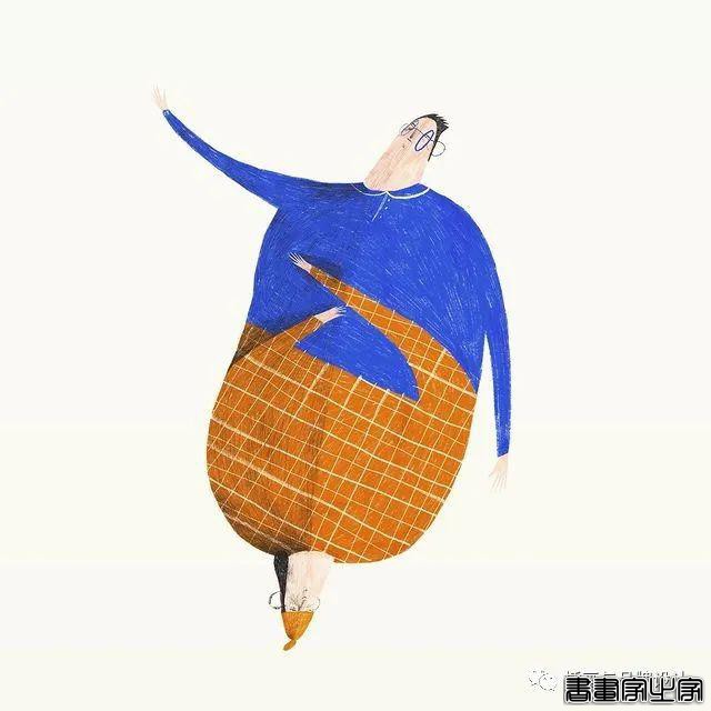 插画丨超有趣的肌理插画，优美轻盈的线条干净又不失精彩-43.jpg