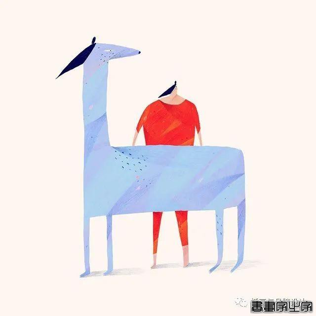 插画丨超有趣的肌理插画，优美轻盈的线条干净又不失精彩-48.jpg