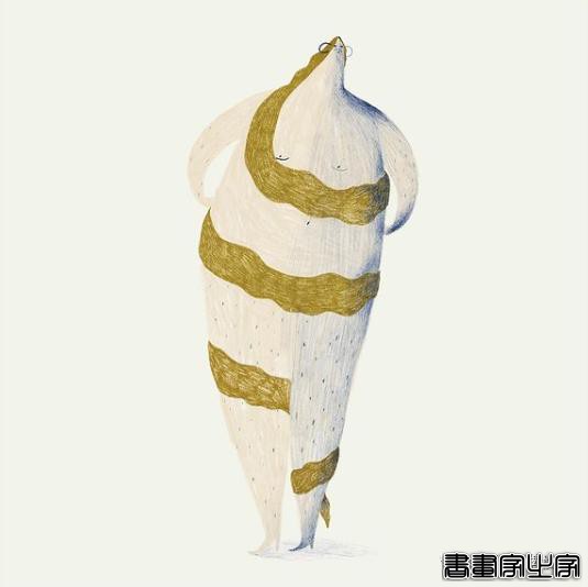 插画丨超有趣的肌理插画，优美轻盈的线条干净又不失精彩-53.jpg