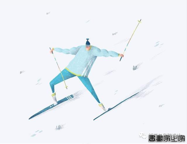 插画丨超有趣的肌理插画，优美轻盈的线条干净又不失精彩-54.jpg