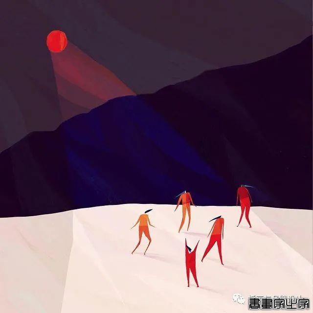 插画丨超有趣的肌理插画，优美轻盈的线条干净又不失精彩-65.jpg