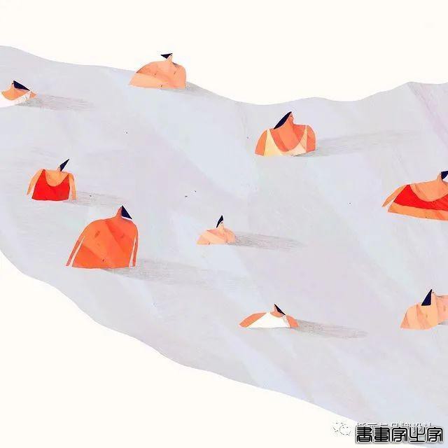 插画丨超有趣的肌理插画，优美轻盈的线条干净又不失精彩-63.jpg