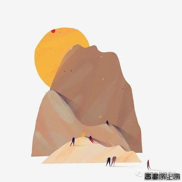 插画丨超有趣的肌理插画，优美轻盈的线条干净又不失精彩-67.jpg