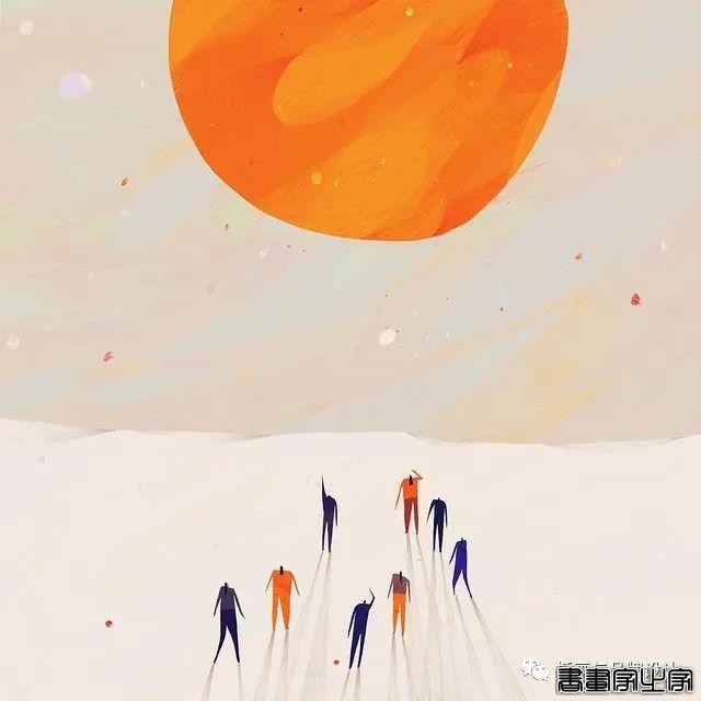 插画丨超有趣的肌理插画，优美轻盈的线条干净又不失精彩-70.jpg