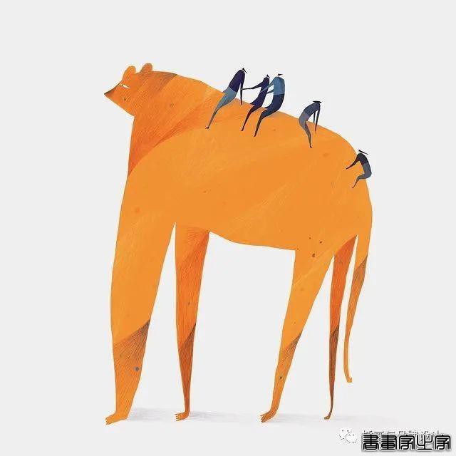 插画丨超有趣的肌理插画，优美轻盈的线条干净又不失精彩-77.jpg